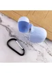 Силиконовый футляр New с карабином для наушников Airpods Pro Голубой / Lilac Blue