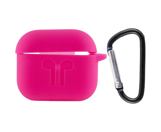 Силиконовый футляр для наушников AirPods 3 Розовый / Shiny pink