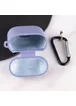 Силіконовий футляр з мікрофіброю для навушників Airpods 1/2 Сірий / Lavender Gray