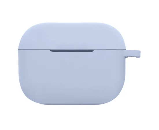 Силиконовый футляр New с карабином для наушников Airpods Pro Серый / Lavender Gray