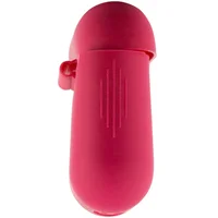 Силиконовый футляр New с карабином для наушников Airpods 1/2 Красный / Rose Red