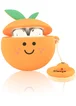 Силиконовый футляр Smile Fruits series для наушников AirPods orange