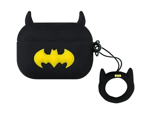 Силиконовый футляр Marvel & DC series для наушников AirPods Pro + кольцо Batman New 1