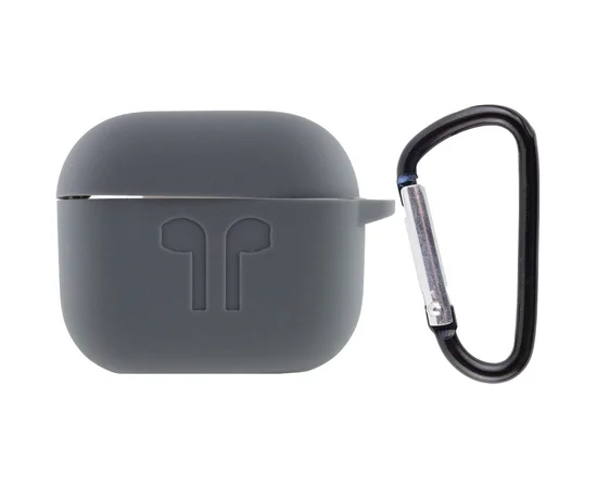 Силиконовый футляр для наушников AirPods 3 Серый / Dark Gray
