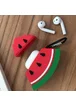 Силиконовый футляр Smile Fruits series для наушников AirPods Watermelon