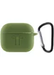 Силиконовый футляр для наушников AirPods 3 Зеленый / Dark Olive