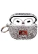TPU чехол Bling World Rock Diamond для наушников AirPods Pro / Airpods Pro 2 Серебряный