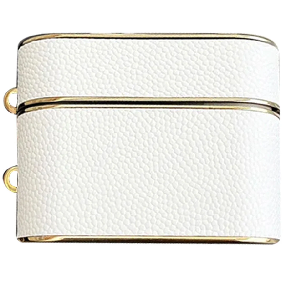 Шкіряний футляр Suitcase для навушників AirPods 3 White