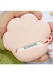 Силиконовый футляр Paw для наушников AirPods + кольцо Розовый