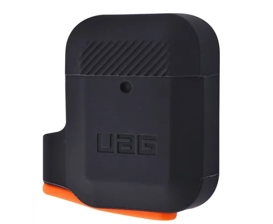 Силиконовый футляр UAG для наушников AirPods Black / Orange