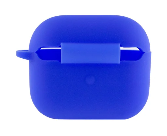 Силиконовый футляр для наушников AirPods 3 Синий / Shiny blue