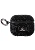 TPU чохол Bling World Rock Diamond для навушників AirPods 1/2 Чорний