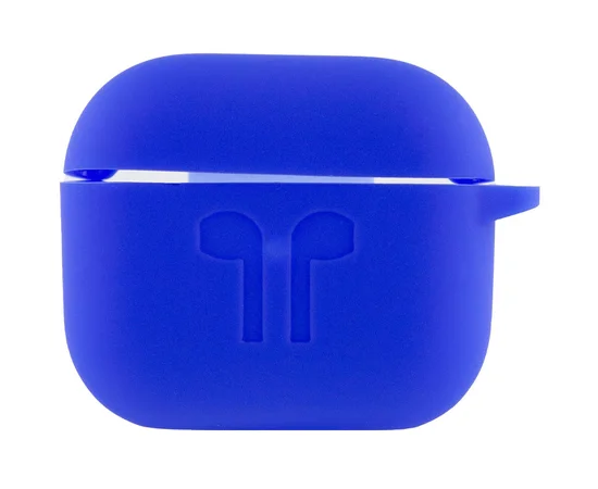 Силиконовый футляр для наушников AirPods 3 Синий / Shiny blue