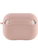 Силіконовий футляр з мікрофіброю для навушників Airpods Pro Рожевий / Pink Sand
