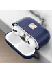 TPU футляр Leather Type для наушников AirPods Pro Синий