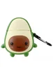 Силиконовый футляр Smile Fruits series для наушников AirPods 1/2 + карабин Avocado kid