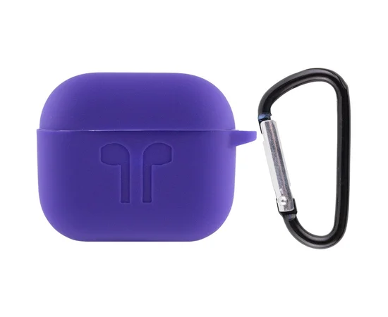 Силиконовый футляр для наушников AirPods 3 Фиолетовый / Ultra Violet