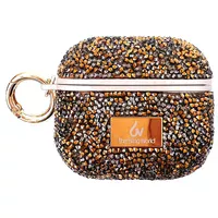 TPU чехол Bling World Rock Diamond для наушников AirPods 1/2 Золотой
