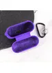 Силіконовий футляр з мікрофіброю для навушників Airpods Pro Фіолетовий / Ultra Violet