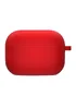 Силиконовый футляр с микрофиброй для наушников Airpods 3 Красный / Red
