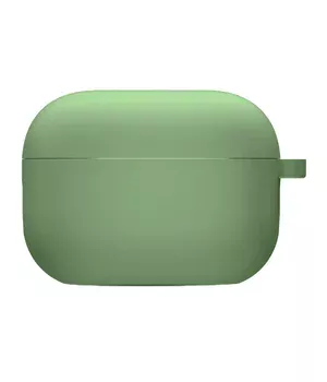 Силиконовый футляр с микрофиброй для наушников Airpods 3 Мятный / Mint