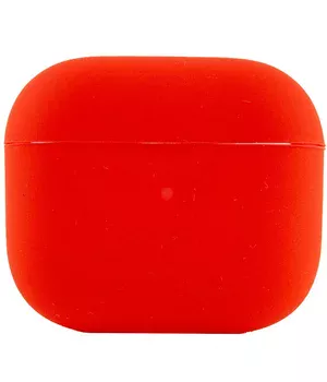 Силиконовый футляр для наушников AirPods 3 Красный / Red
