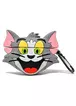 Силіконовий футляр Tom & Jerry series для навушників AirPods 3 + карабін Том/Сірий