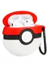 Силиконовый футляр Cartoons&Heroes для наушников AirPods 1/2 + карабин Покебол