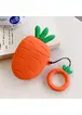 Силиконовый футляр Smile Fruits series для наушников AirPods Carrot