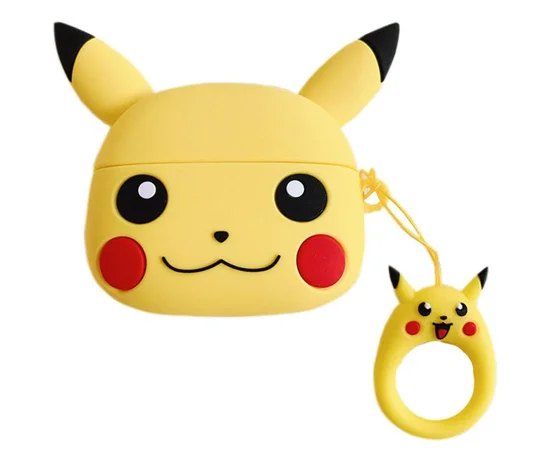 Силиконовый футляр Cartoons&Heroes для наушников AirPods Pro + кольцо Пикачу