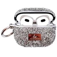TPU чохол Bling World Rock Diamond для навушників AirPods 3 Срібний