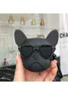 Силіконовий футляр Bulldog для навушників AirPods + карабін Бульдог / Чорний
