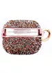 TPU чохол Bling World Rock Diamond для навушників AirPods Pro / Airpods Pro 2 Рожевий