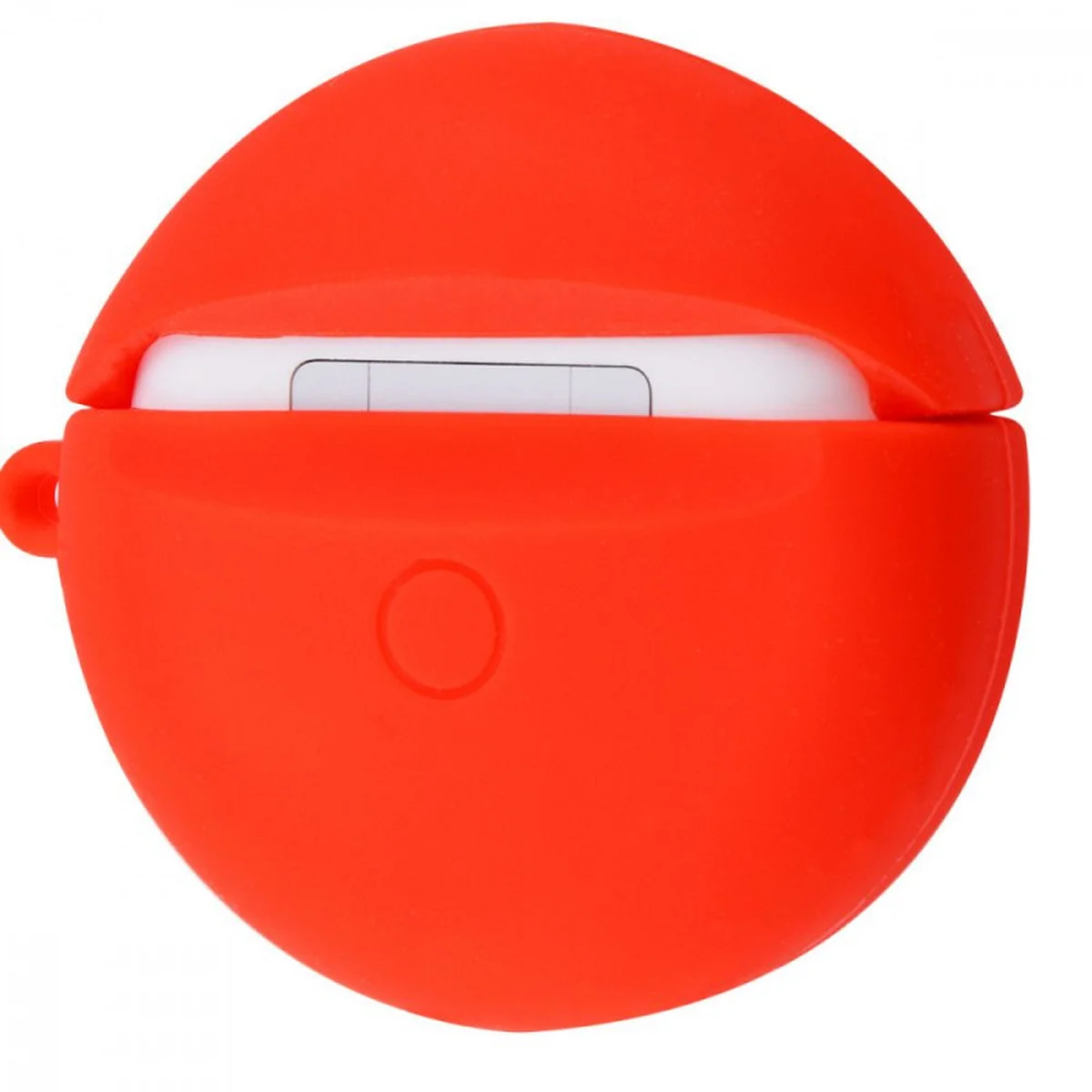 Силіконовий футляр Marvel & DC series для навушників AirPods Pro + каблучка Капітан Америка / Червоний