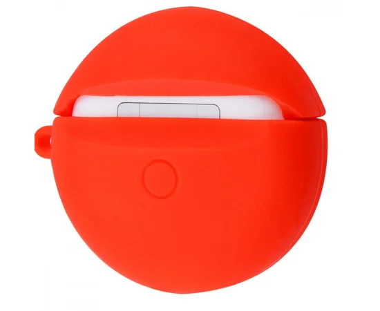 Силиконовый футляр Marvel & DC series для наушников AirPods Pro + кольцо Капитан Америка / Красный