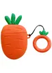 Силиконовый футляр Smile Fruits series для наушников AirPods Carrot