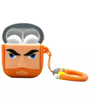 Силиконовый футляр Marvel & DC series для наушников AirPods + кольцо Тор/Коричневый