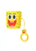 Силиконовый футляр SpongeBob series для наушников AirPods + кольцо Sponge Bob / Желтый