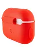 Силіконовий футляр New з карабіном для навушників Airpods Pro Червоний / Red