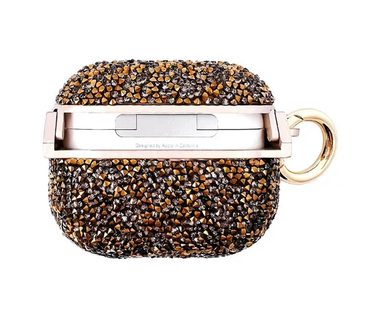 TPU чохол Bling World Rock Diamond для навушників AirPods 3 Золотий