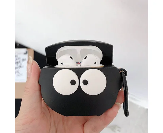 Силиконовый футляр Cartoons&Heroes для наушников AirPods 1/2 + карабин Сусуватари