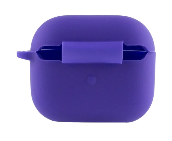 Силіконовий футляр для навушників AirPods 3 Фіолетовий / Ultra Violet