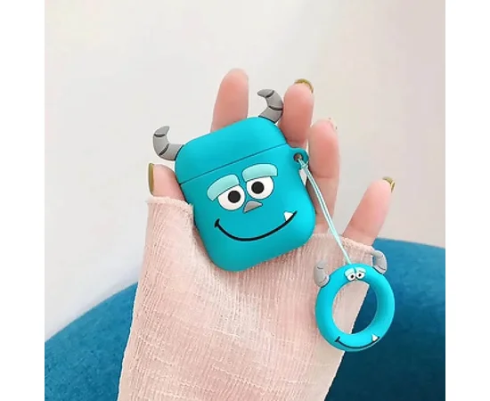 Силіконовий футляр Cartoons&Heroes для навушників AirPods 1/2 + кільце Саллі