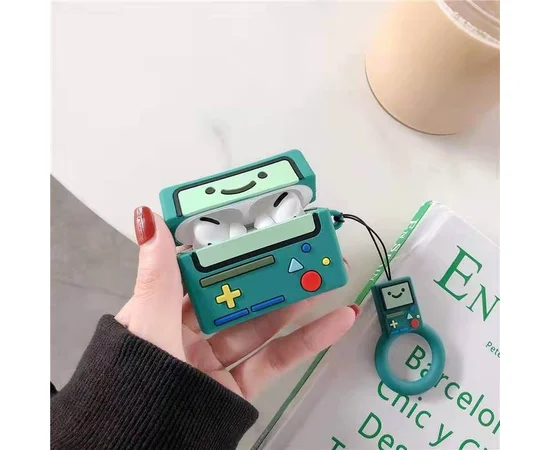 Силиконовый футляр Cartoons&Heroes для наушников AirPods Pro + кольцо Тетрис