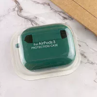Силиконовый футляр с микрофиброй для наушников Airpods 3 Зеленый / Pine Needle