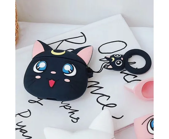 Силіконовий футляр Cartoons&Heroes для навушників AirPods 1/2 + кільце Артеміс