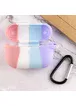 Силиконовый футляр Colorfull для наушников AirPods Pro Розовый / Сиреневый