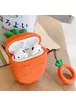 Силиконовый футляр Smile Fruits series для наушников AirPods Carrot