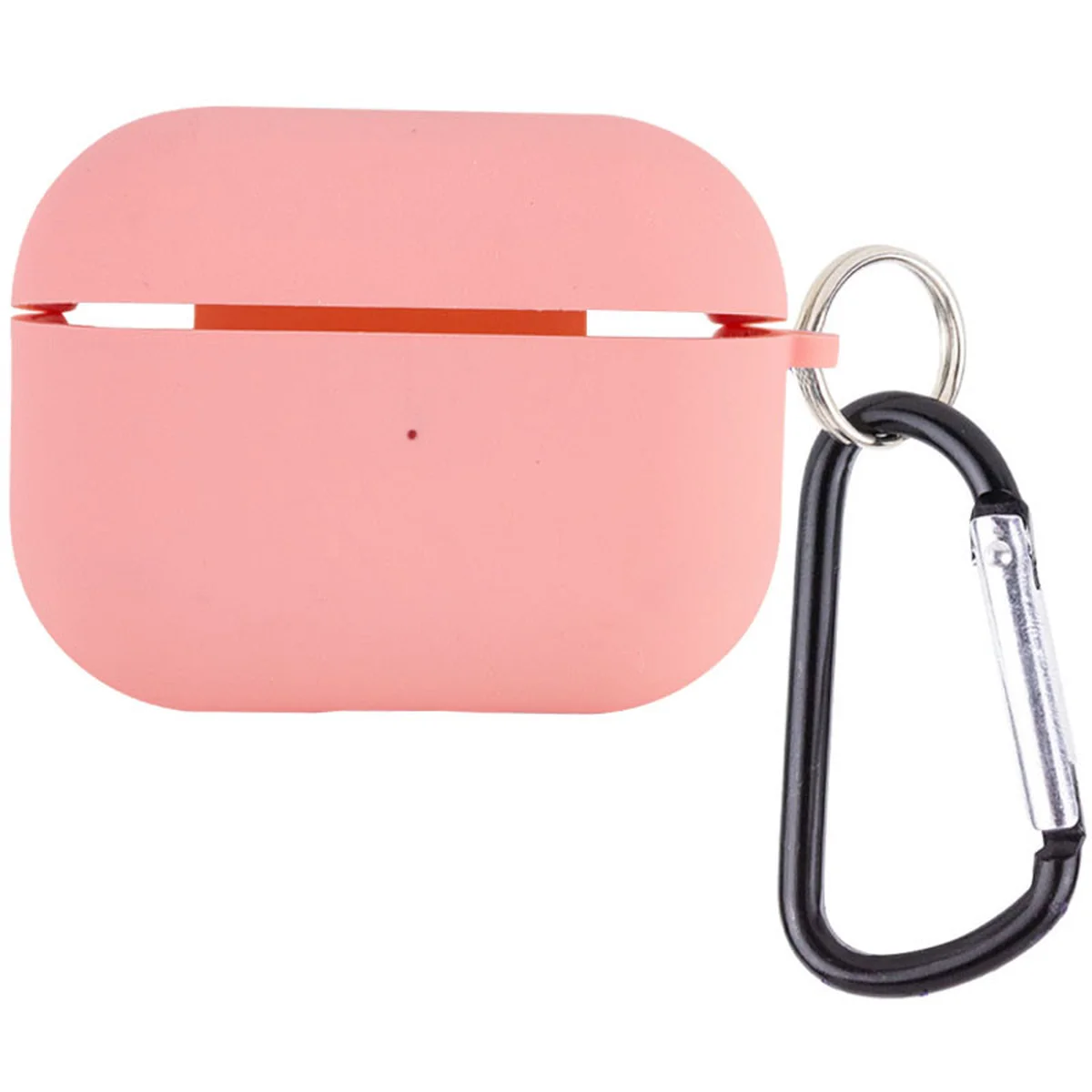 Силіконовий футляр з мікрофіброю для навушників Airpods 3 Рожевий / Pink