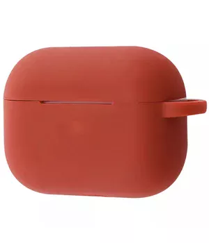 Силіконовий футляр для навушників AirPods Pro 2 Бордовий / Plum